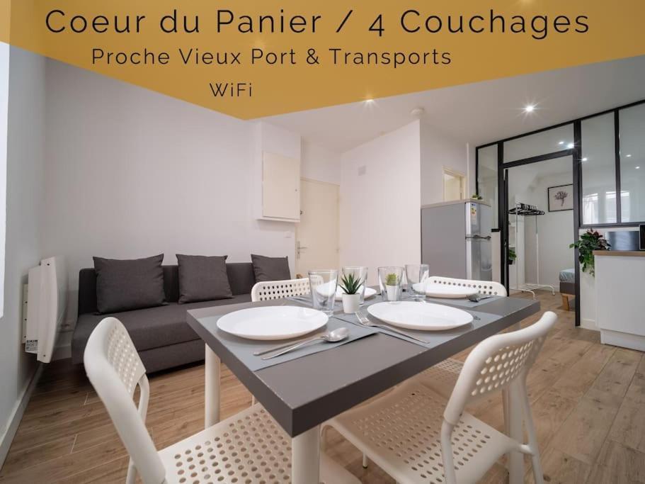 Appartement Tout Equipe Au Coeur Du Panier Vieux Port Marseilles Exterior foto